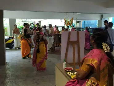 Reception hall in adyar