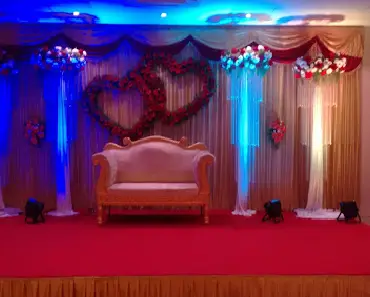Reception hall in mylapore